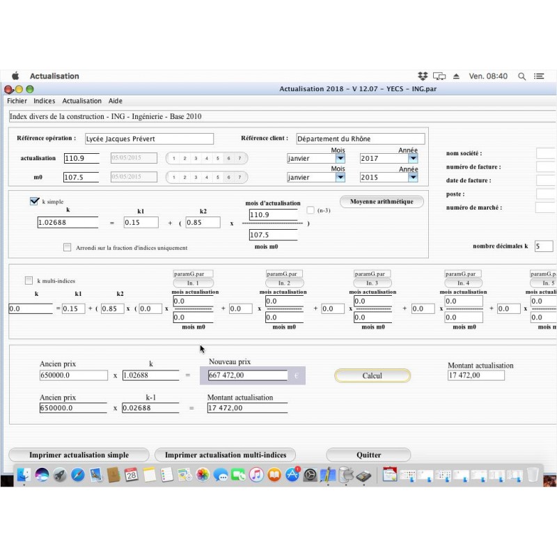 Actualisation Mac OS X